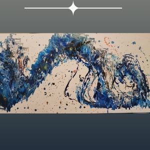 "Glazier" Pour Art Canvas